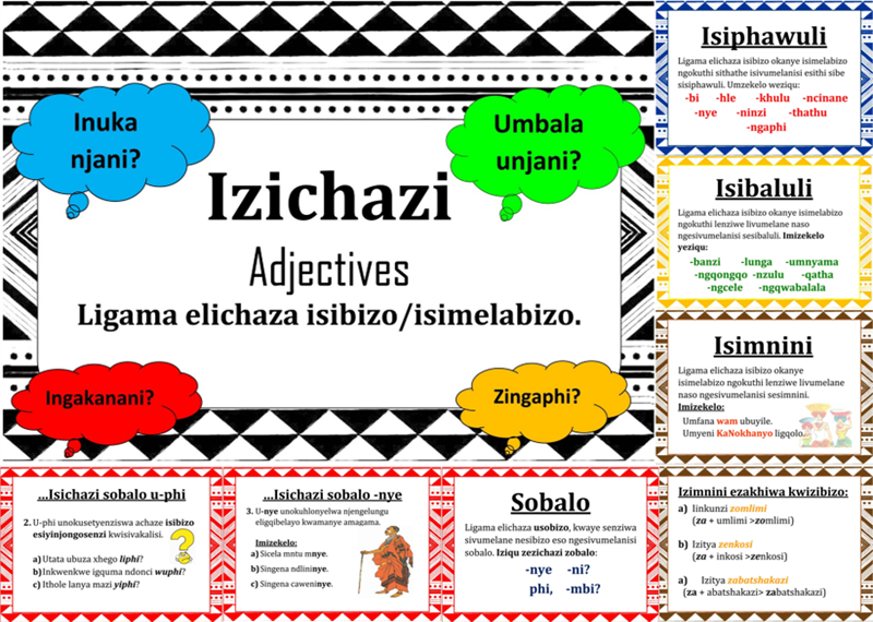 Izichazi (Adjectives) - Dabasek Edu